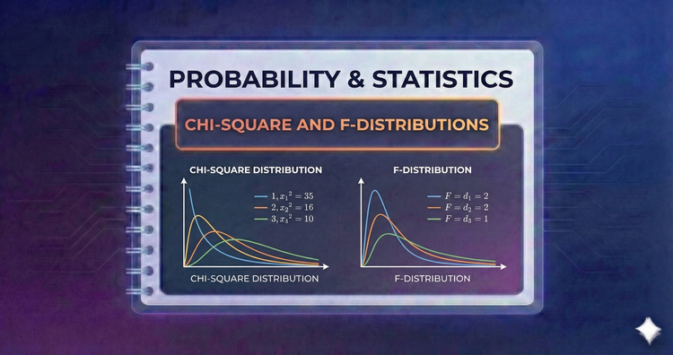 Probability & Statistics - Chi-Square and F-Distributions