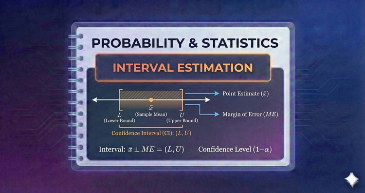 Probability & Statistics - Interval Estimation
