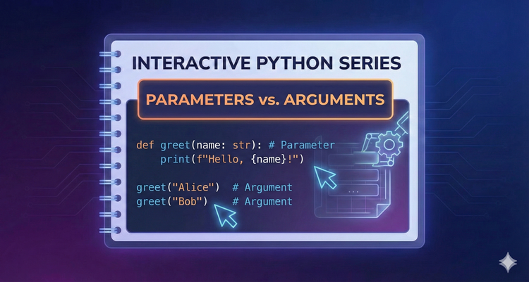 Interactive Python Series - Parameters vs. Arguments