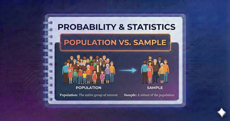 Probability & Statistics - Population vs. Sample