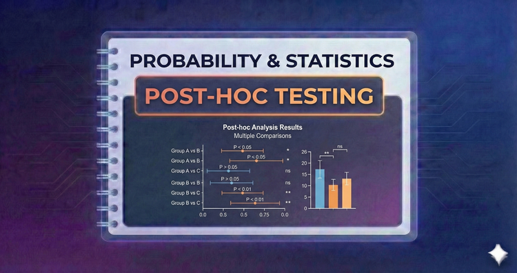 Probability & Statistics - Post-hoc Testing