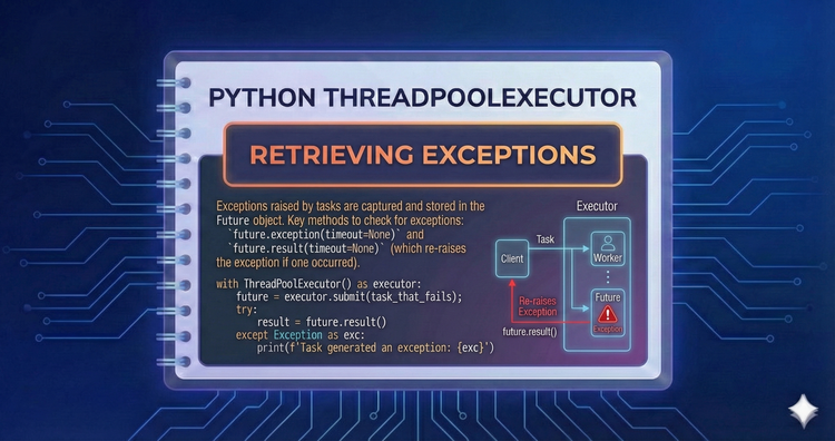 Python ThreadPoolExecutor - Retrieving Exceptions