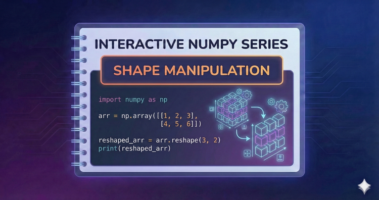 Interactive NumPy Series - Shape Manipulation