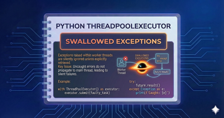 Python ThreadPoolExecutor - Swallowed Exceptions