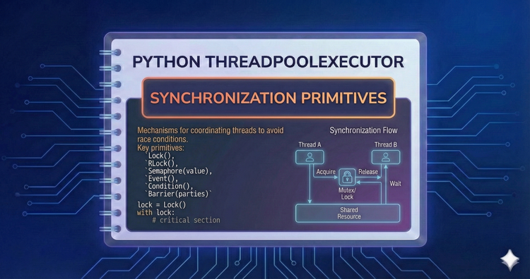 Python ThreadPoolExecutor - Synchronization Primitives