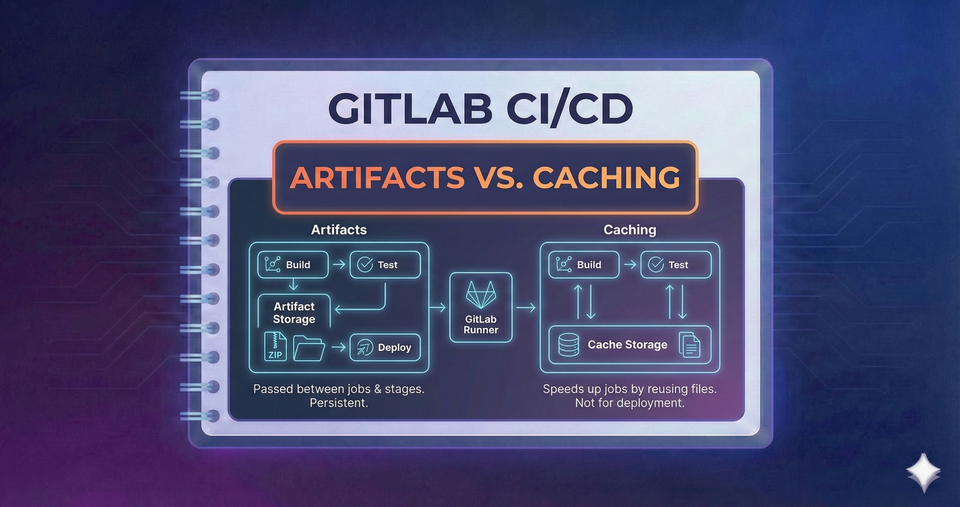 Gitlab CI/CD - Artifacts vs. Caching
