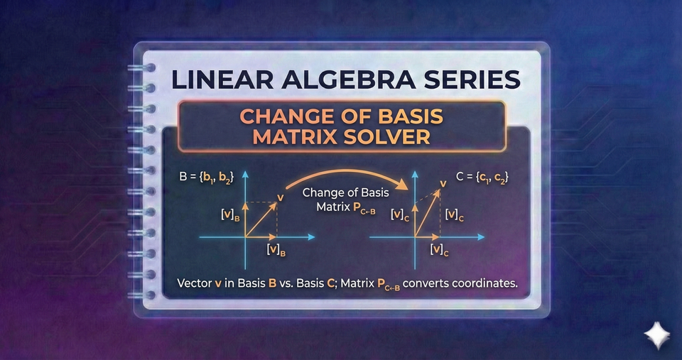 Linear Algebra Series - Change of Basis Matrix Solver