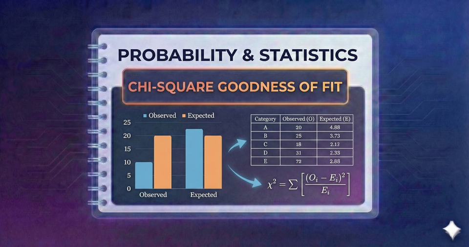 Probability & Statistics - Chi-Square Goodness of Fit