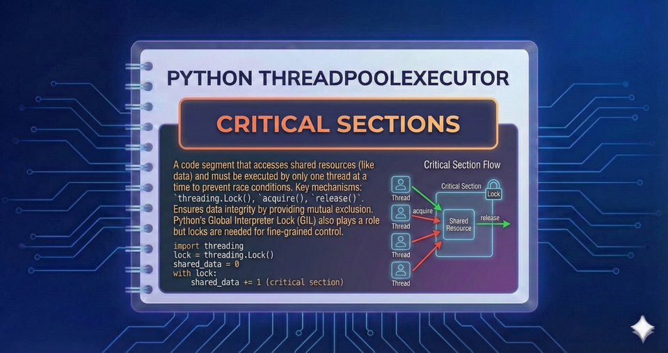 Python ThreadPoolExecutor - Critical Sections