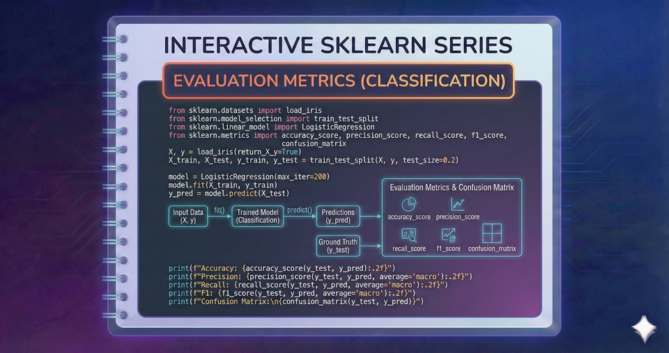 Interactive SkLearn Series - Evaluation Metrics (Classification)
