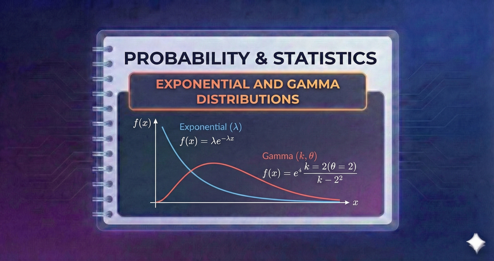 Probability & Statistics - Exponential and Gamma Distributions