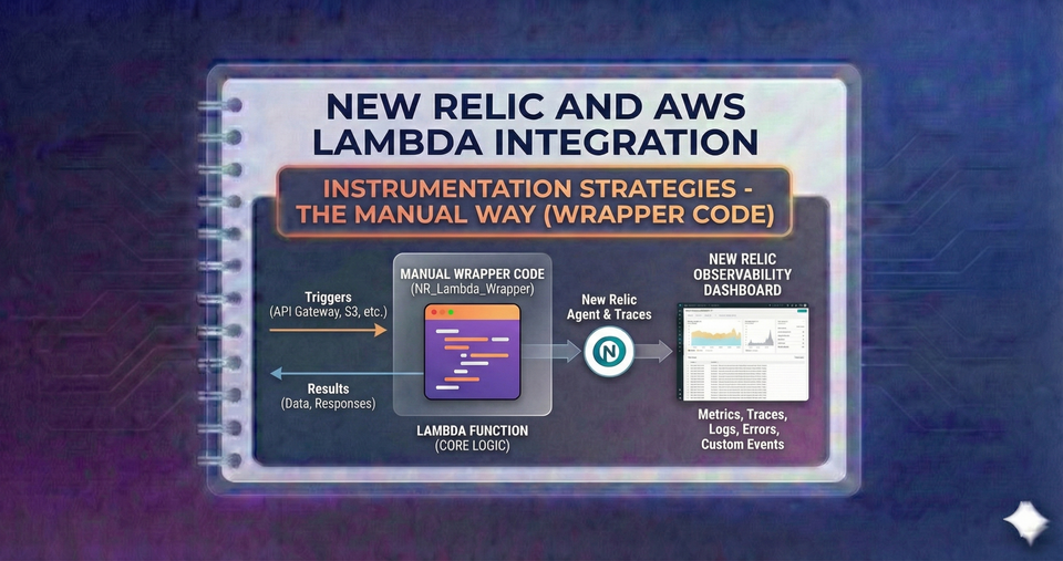 New Relic and AWS Lambda Integration - Instrumentation Strategies - The Manual Way (Wrapper Code)