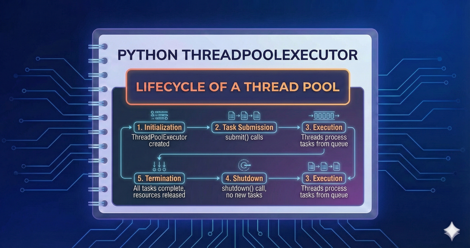 Python ThreadPoolExecutor - Lifecycle of a Thread Pool
