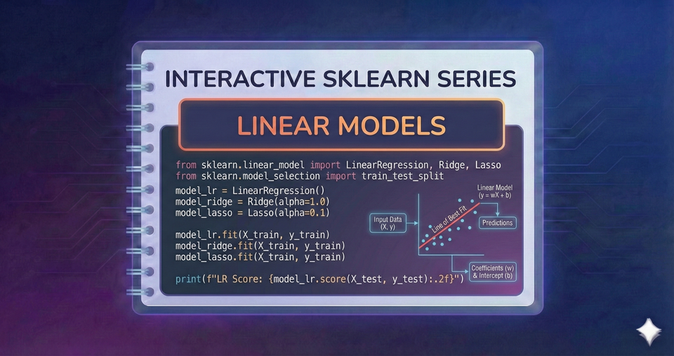 Interactive SkLearn Series - Linear Models