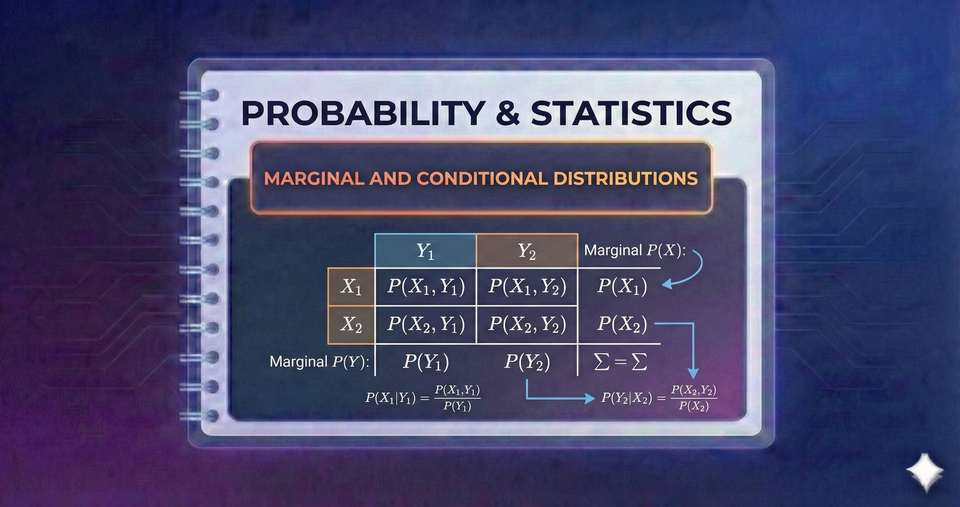 Probability & Statistics - Marginal and Conditional Distributions