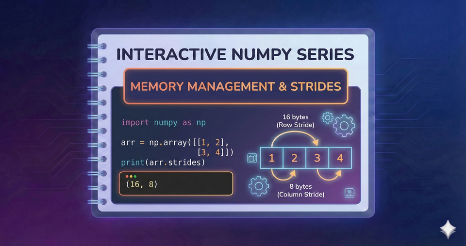 Interactive NumPy Series - Memory Management and Strides
