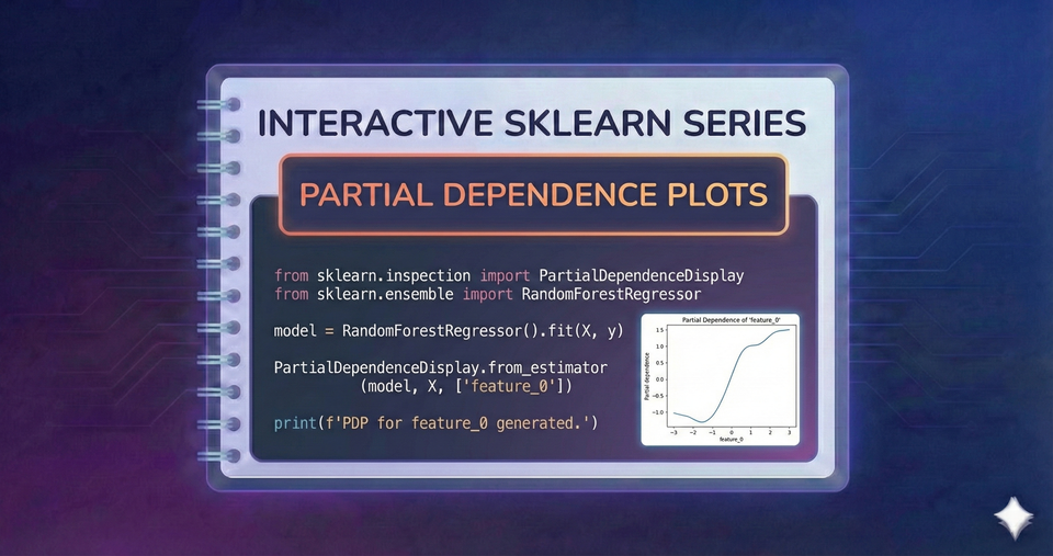 Interactive SkLearn Series - Partial Dependence Plots