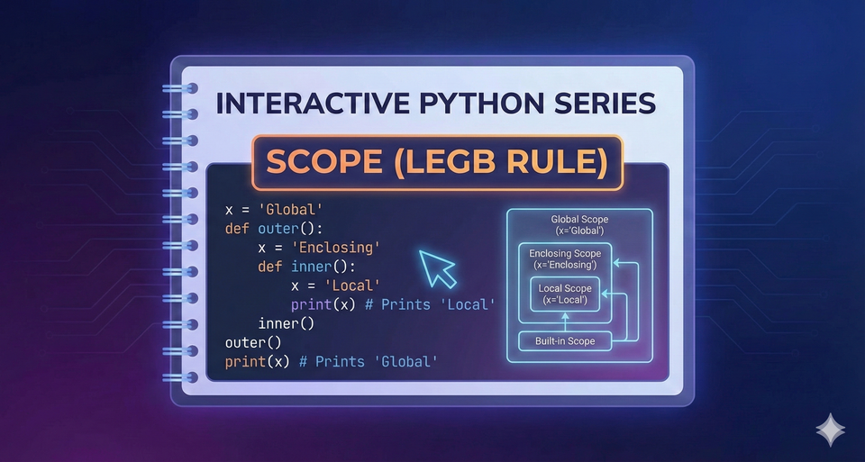 Interactive Python Series - Scope (LEGB Rule)