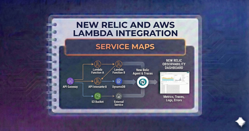 New Relic and AWS Lambda Integration - Service Maps