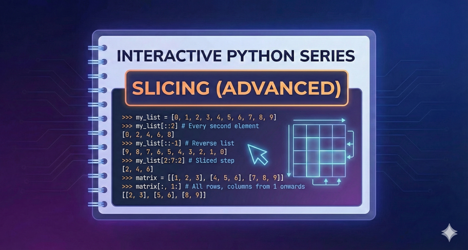 Interactive Python Series - Slicing (Advanced)