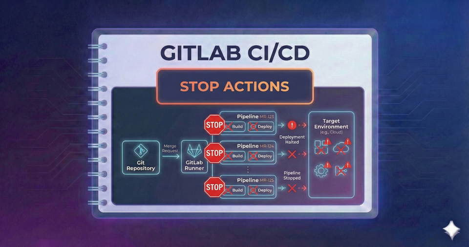 Gitlab CI/CD - Stop Actions
