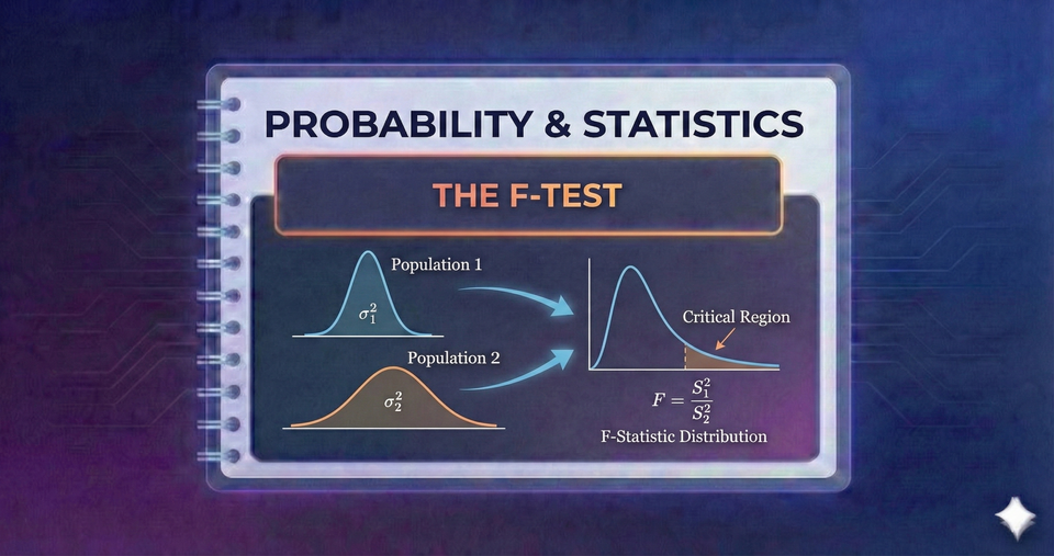 Probability & Statistics - The F-Test