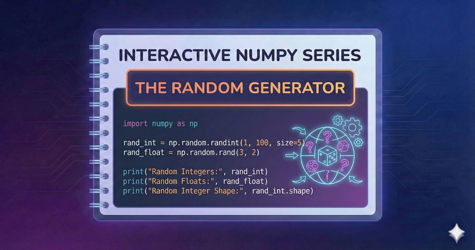 Interactive NumPy Series - The Random Generator