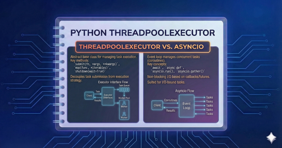 Python ThreadPoolExecutor - ThreadPoolExecutor vs. asyncio
